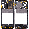 Mid-Frame Housing Compatible For Samsung Galaxy A23 5G (A236U / A236B / 2022) (US & International Version) (Black)