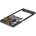 Mid-Frame Housing Compatible For Samsung Galaxy A23 5G (A236U / A236B / 2022) (US & International Version) (Black)
