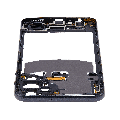 Mid-Frame Housing Compatible For Samsung Galaxy A23 5G (A236U / A236B / 2022) (US & International Version) (Black)