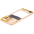 Mid-Frame Housing Compatible For Samsung Galaxy A23 5G (A236U / A236B / 2022) (US & International Version) (Peach)