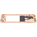 Mid-Frame Housing Compatible For Samsung Galaxy A23 5G (A236U / A236B / 2022) (US & International Version) (Peach)