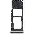 Single Sim Card Tray Compatible For Samsung Galaxy A23 5G (A236 / 2022) (Black)