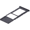 Single Sim Card Tray Compatible For Samsung Galaxy A23 5G (A236 / 2022) (Black)