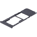 Single Sim Card Tray Compatible For Samsung Galaxy A23 5G (A236 / 2022) (Black)