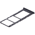 Dual Sim Card Tray Compatible For Samsung Galaxy A23 5G (A236 / 2022) (Black)