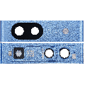 Back Camera Lens With Bracket Compatible For Google Pixel 8a (Bay)