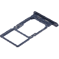 Dual Sim Card Tray Compatible For Samsung Galaxy A25 5G (A256 / 2023) (Brave Black)