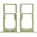 Dual Sim Card Tray Compatible For Samsung Galaxy A25 5G (A256 / 2023) (Personality Yellow)