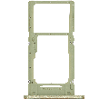 Dual Sim Card Tray Compatible For Samsung Galaxy A25 5G (A256 / 2023) (Personality Yellow)