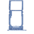 Dual Sim Card Tray Compatible For Samsung Galaxy A25 5G (A256 / 2023) (Optimistic Blue)