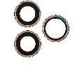 Back Camera Lens (Glass Only) With Adhesive Compatible For iPhone 12 Pro (3 Piece Set) (10 Pack) (Real Sapphire / Premium)