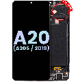 OLED Assembly With Frame Compatible For Samsung Galaxy A20 (A205 / 2019) (F Version) (Service Pack)  (All Colors) 