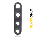 Back Camera Lens (Glass Only) With Adhesive Compatible For Samsung Galaxy A21 (A215 / 2020) (10 Pack)