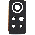 Back Camera Lens (Glass Only) Compatible For Xiaomi Redmi Note 12 Pro 4G (Ice blue)