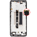 OLED Assembly With Frame Compatible For Xiaomi Redmi Note 13 Pro Plus (Refurbished) (Black)
