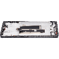 OLED Assembly With Frame Compatible For Xiaomi Redmi Note 13 Pro Plus (Refurbished) (Black)