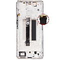 OLED Assembly With Frame Compatible For Xiaomi Redmi Note 13 Pro Plus (Refurbished) (White)