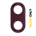 Back Camera Lens (Glass Only) With Adhesive Compatible For Motorola One Hyper (XT2027 / 2020) (Fresh Orchid)