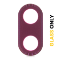 Back Camera Lens (Glass Only) With Adhesive Compatible For Motorola One Hyper (XT2027 / 2020) (Dark Amber)