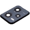 Back Camera Lens With Bracket / Bezel Compatible For Xiaomi Redmi Note 12 Pro 5G (Black)