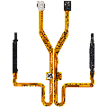 Fingerprint Reader With Flex Cable Compatible For Xiaomi Redmi Note 12T Pro / Poco X4 GT (Black)