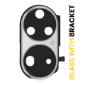 Back Camera Lens With Bracket Compatible For Huawei P50 Pro (Cocoa Gold)