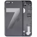 Back Housing W/ Small Components Pre-Installed Compatible For iPhone 7 Plus (Used OEM Pull: Grade A) (Matte Black)