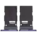 Single Sim Card Tray Compatible For Samsung Galaxy S24 5G / S24 Plus 5G (Cobalt Violet)