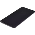 OLED Assembly With Frame Compatible For Motorola Moto Edge 50 Pro (XT2403 / 2024) (Refurbished) (Black Beauty)