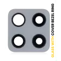 Back Camera Lens With Cover Bezel Ring Compatible For Samsung Galaxy A42 5G (A426 / 2020) (Prism Dot Gray)