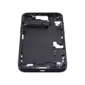 Mid-Frame Housing With Power And Volume Button Compatible For iPhone 15 Plus (International Version) (Aftermarket Plus) (Black)