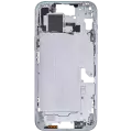 Mid-Frame Housing With Power And Volume Button Compatible For iPhone 15 Plus (International Version) (Aftermarket Plus) (Blue)