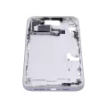 Mid-Frame Housing With Power And Volume Button Compatible For iPhone 15 Plus (International Version) (Aftermarket Plus) (Blue)