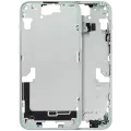 Mid-Frame Housing With Power And Volume Button Compatible For iPhone 15 Plus (International Version) (Aftermarket Plus) (Green)