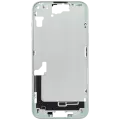 Mid-Frame Housing With Power And Volume Button Compatible For iPhone 15 Plus (International Version) (Aftermarket Plus) (Green)
