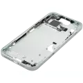 Mid-Frame Housing With Power And Volume Button Compatible For iPhone 15 Plus (International Version) (Aftermarket Plus) (Green)