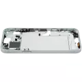 Mid-Frame Housing With Power And Volume Button Compatible For iPhone 15 Plus (International Version) (Aftermarket Plus) (Green)