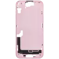 Mid-Frame Housing With Power And Volume Button Compatible For iPhone 15 Plus (International Version) (Aftermarket Plus) (Pink)