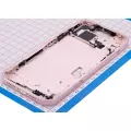 Mid-Frame Housing With Power And Volume Button Compatible For iPhone 15 Plus (International Version) (Aftermarket Plus) (Pink)