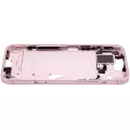 Mid-Frame Housing With Power And Volume Button Compatible For iPhone 15 Plus (International Version) (Aftermarket Plus) (Pink)