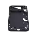 Mid-Frame Housing With Power And Volume Button Compatible For iPhone 15 Plus (US Version) (Aftermarket Plus) (Black)