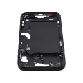 Mid-Frame Housing With Power And Volume Button Compatible For iPhone 15 Plus (US Version) (Aftermarket Plus) (Black)