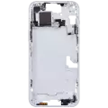 Mid-Frame Housing With Power And Volume Button Compatible For iPhone 15 Plus (US Version) (Aftermarket Plus) (Blue)