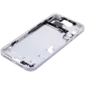 Mid-Frame Housing With Power And Volume Button Compatible For iPhone 15 Plus (US Version) (Aftermarket Plus) (Blue)