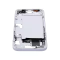 Mid-Frame Housing With Power And Volume Button Compatible For iPhone 15 Plus (US Version) (Aftermarket Plus) (Blue)