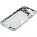 Mid-Frame Housing With Power And Volume Button Compatible For iPhone 15 Plus (US Version) (Aftermarket Plus) (Green)