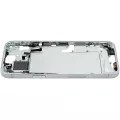 Mid-Frame Housing With Power And Volume Button Compatible For iPhone 15 Plus (US Version) (Aftermarket Plus) (Green)