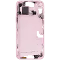 Mid-Frame Housing With Power And Volume Button Compatible For iPhone 15 Plus (US Version) (Aftermarket Plus) (Pink)