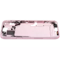 Mid-Frame Housing With Power And Volume Button Compatible For iPhone 15 Plus (US Version) (Aftermarket Plus) (Pink)