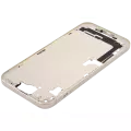 Mid-Frame Housing With Power And Volume Button Compatible For iPhone 15 Plus (US Version) (Aftermarket Plus) (Yellow)